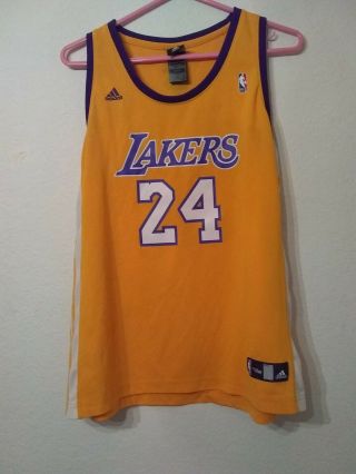 Los Angeles Lakers 24 Kobe Bryant Adidas Women 