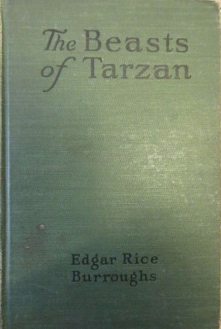 The Beasts Of Tarzan By Edgar Rice Burroughs 1916 Hc / A.  C.  Mcclurg & Co.