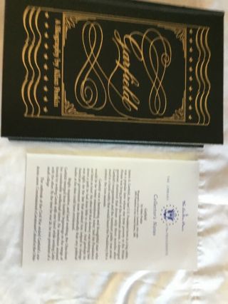 Easton Press Leather Bound Book,  James A.  Garfield 20th President Of The U.  S.