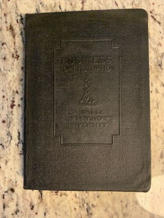 1920 Antique Business Book 