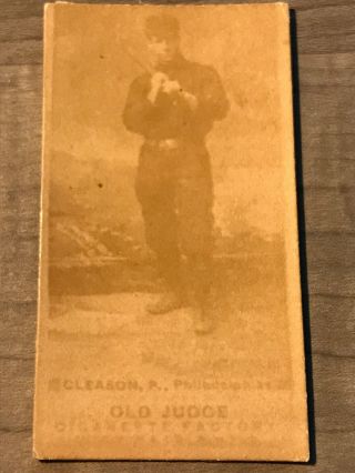 1887 Old Judge N172 Kid Gleason Black Sox Philadelphia