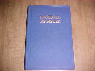 1941 Baseball Register (hard Cover)