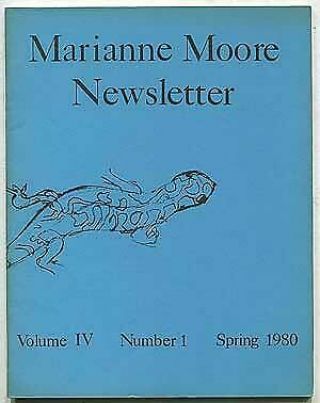 Marianne Moore Newsletter Volume Iv Number 1 Spring 1980 / First Edition