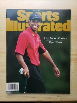 Tiger Woods Sports Illustrated April 1997 Masters Champ No Label