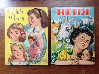 Heidi / Little Women Best Books Specially Retold For Young Readers 1959