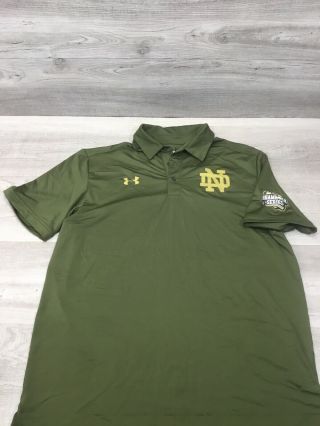 Notre Dame 2016 Shamrock Series San Antonio Polo Shirt Large