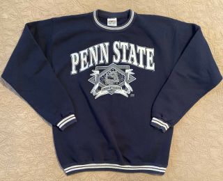Vintage Penn State Nittany Lions Crewneck Sweatshirt Sz Medium M 90s 1990s Usa