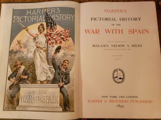 Harper ' s Pictorial History of the War With Spain,  Two Volumes,  pub.  1899 3