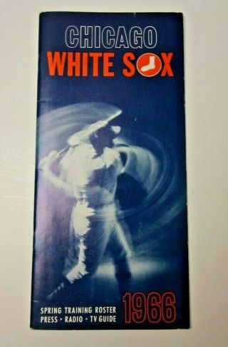 1966 Chicago White Sox Media Guide Mlb Baseball Rare And Very Cool