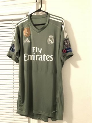 Real Madrid Adizero Player Issue Authentic Goalkeeper Jersey