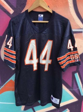 Rare Vintage Champion Nfl Chicago Bears 44 Enis Football Mesh Jersey Size L
