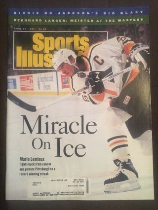 Mario Lemieux - Sports Illustrated - April 19,  1993
