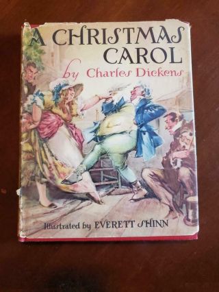 A Christmas Carol 1938 Hc Dj Dickens / Everett Shin Lionel Barrymore