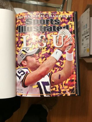 LSU Tigers 2007 Sports Illustrated Football National Champion Book 2