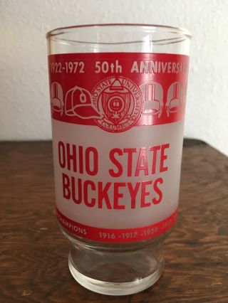 Ohio State Buckeyes 50th Anniversary Of Ohio Stadium Big Ten Champion Glass 1954