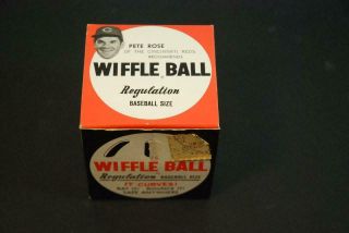 Vintage Pete Rose Cincinnati Reds Wiffle Ball Regulation Size 2