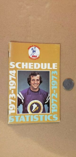 1973 - 74 WHA Schedule Statistics World Hockey Association 3