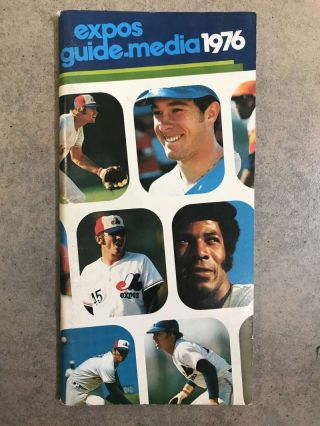 Montreal Expos Mlb Baseball Media Guide 1976 Ex,