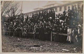 Circa 1905 Marietta Univ.  Vs.  Ohio Univ.  At Athens Football Real Photo Postcard