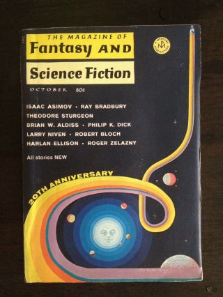 Fantasy & Science Fiction Philip K.  Dick Harlan Ellison Robert Bloch Larry Niven