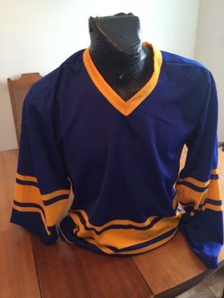 Hockey Jersey Maska Adult Medium (40 - 42) Vintage Buffalo Sabres Blank
