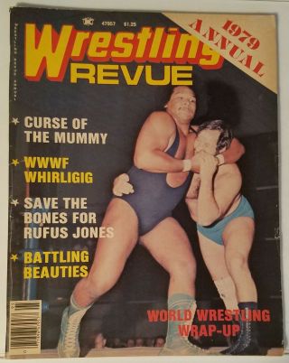 Wrestling Revue 1979 Annual - The Mummy - 1979