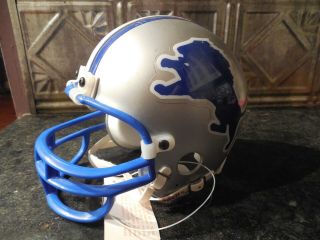 Detroit Lions Mini 3 5/8 Nfl Football Helmet 1995 By Riddell