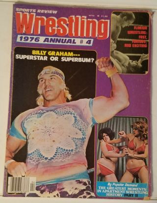 Sports Review Wrestling 1976 Annual 4 - Apartment Girls - 1976