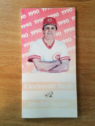 Cincinnati Reds 1990 Media Guide Wire To Wire Year