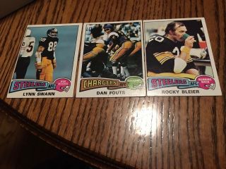 1975 Topps Complete Football Set 1 - 528 - Ex - Nm - Set Swann - Fouts Rookies
