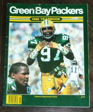 1989 Green Bay Packers Nfl Football Annual Yearbook