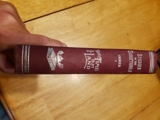 1905 THE TIME IS AT HAND Studies in the Scriptures SILVERLAMP Watchtower Jehovah 2