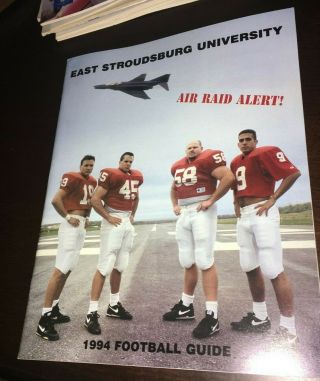 1994 East Stroudsburg University Pa.  Football College Sports Program Guide