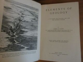 Old ELEMENTS OF GEOLOGY Book 1897 ROCK VOLCANO FOSSIL DINOSAUR EVOLUTION ANCIENT 2