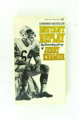 Instant Replay The Green Bay Diary Of Jerry Kramer (1968,  Paperback) Packers Pb
