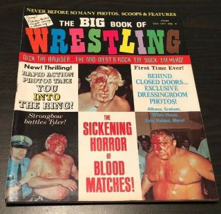 1971 The Big Book Of Wrestling Fred Blassie Dick The Bruiser Dory Funk Jr Hawk