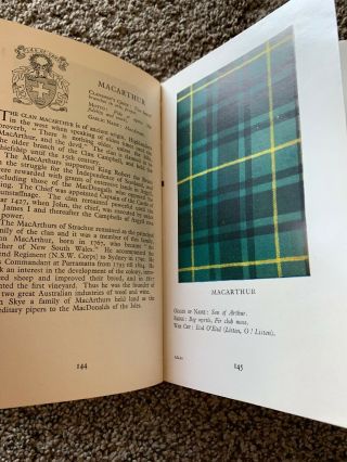Robert Bain’s The Clans And Tartans Of Scotland,  1953 3