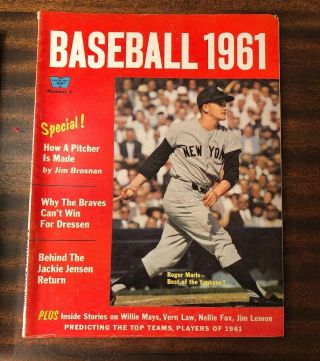 1961 Baseball Mickey Mantle Willie Mays Roger Maris Warren Spahn Jackie Jensen