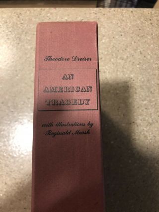 An American Tragedy By Theodore Dreiser - R.  Marsh - Limited Editions Club 1954
