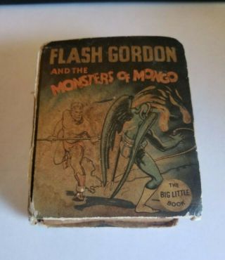 Vintage " Flash Gordon And The Monsters Of Mongo " Big Little Book 1935