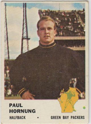 Paul Hornung 1961 Fleer 90 Packers Good 53141