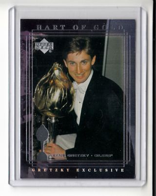 1999 - 00 Upper Deck Gretzky Exclusive Hart Of Gold Wayne Gretzky 1/1