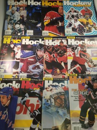 Complete Year - 2000 - Beckett Hockey Card Monthly - 12 Issues
