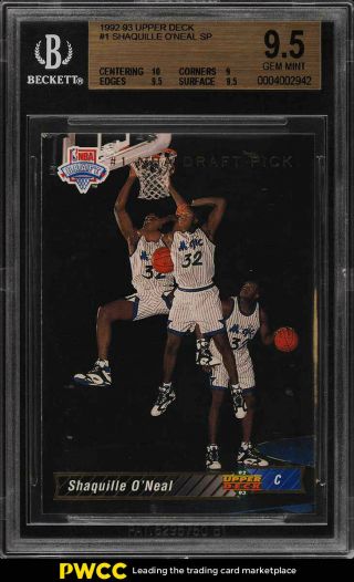 1992 Upper Deck Basketball Shaquille O 