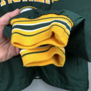 A09694 VTG CHAMPION GREEN BAY PACKERS NFL Football Pullover Jacket Size XL 2