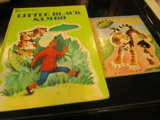 Little Black Sambo Golden Book 1976 And Little Golden Book 1948