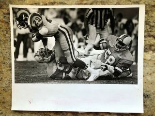 Eric Dickerson 1984 Press Photo - Los Angeles Rams - Tampa Bay Buccaneers