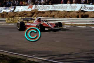 35mm Negative F1,  Gilles Villeneuve - Ferrari 1979 Roc Brands Hatch Win