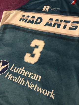 Ft Wayne Mad Ants NBA Jersey Authentic Game Worn Large G League 2