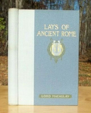 The Lays Of Ancient Rome Lord Macaulay Illustrated By Paul Hardy 1864 Near Fine